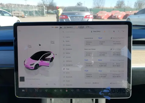 2023 Tesla Model 3 Rear-Wheel Drive from USA, damaged, VIN 5YJ3E1EA6PF699412